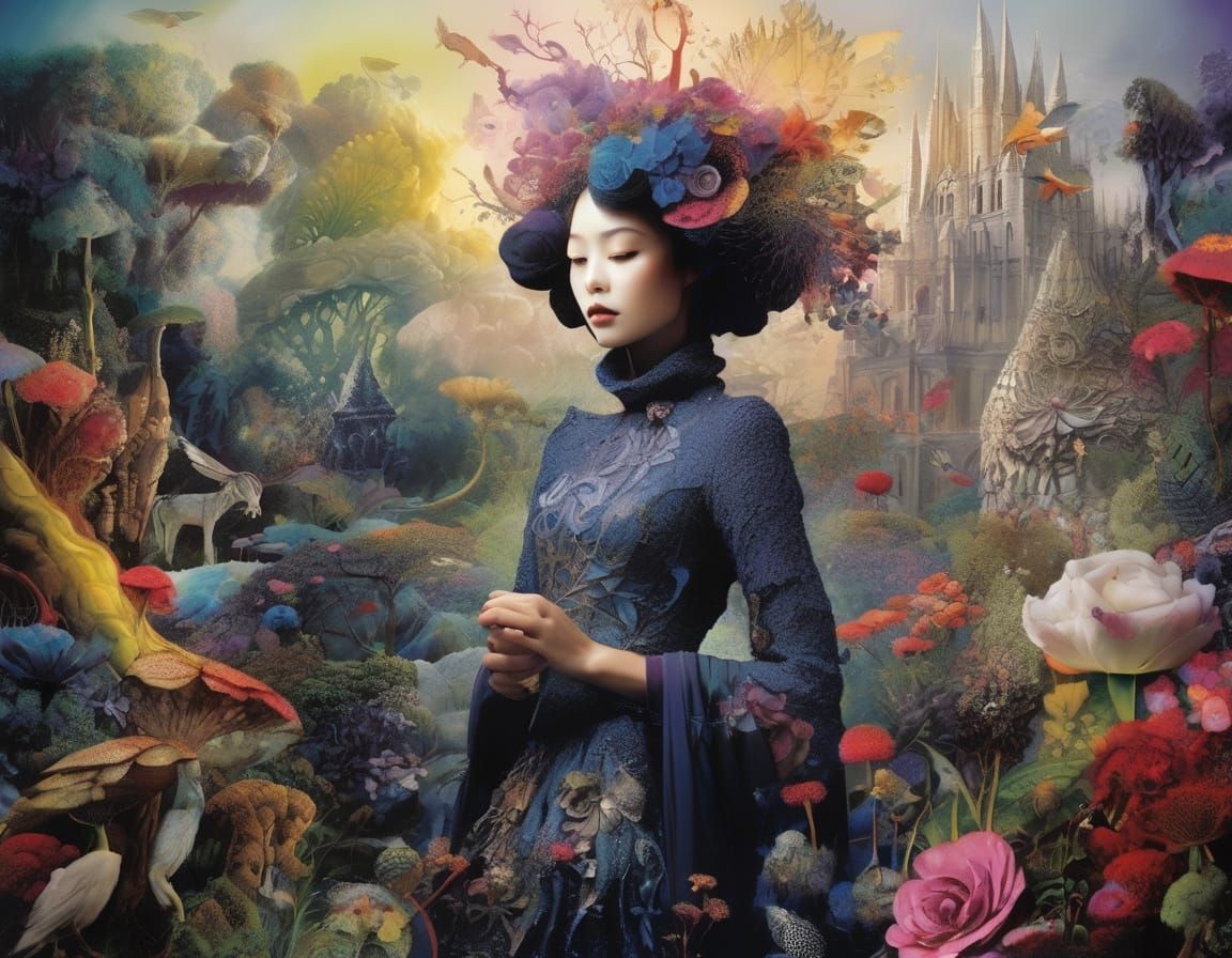 Dreamy Surreal Fantasy Art Composition