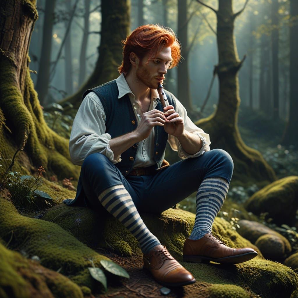 THE PIED PIPER IN THE WOODS ①