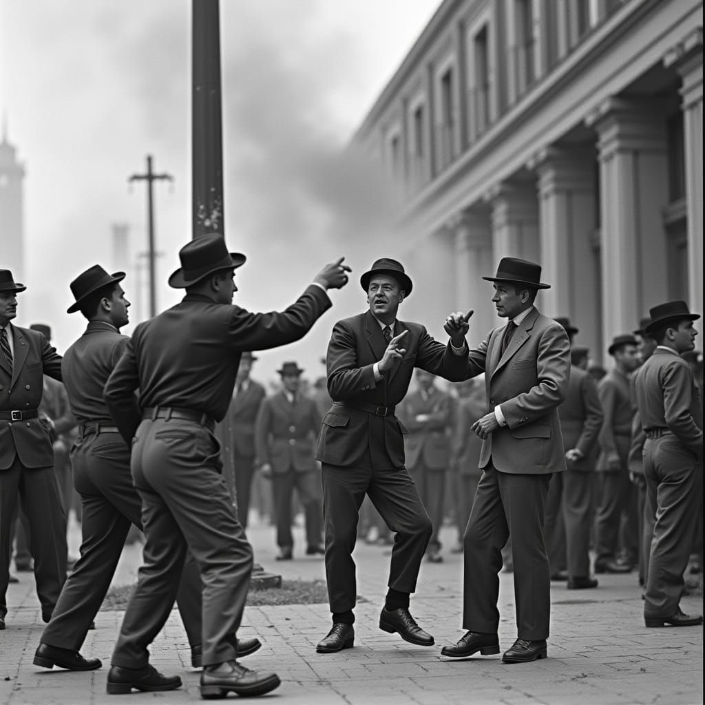 Violent Labor Clash in 1930s Detroit