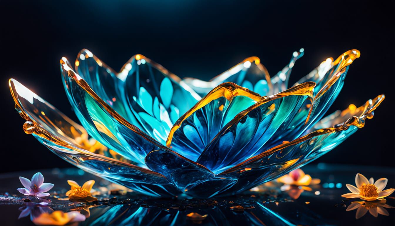 Hyper-Futuristic Cocktails in Sculpted Glassware