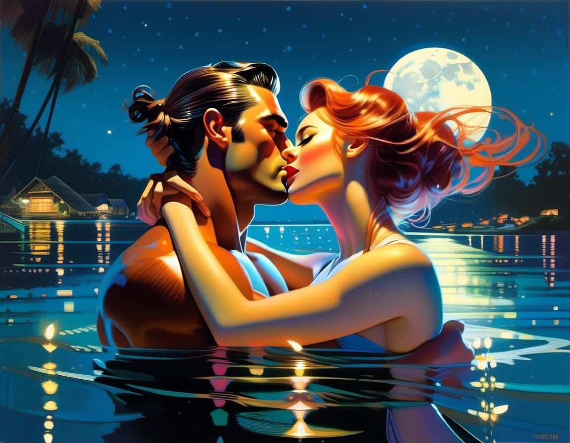 Moonlight kiss