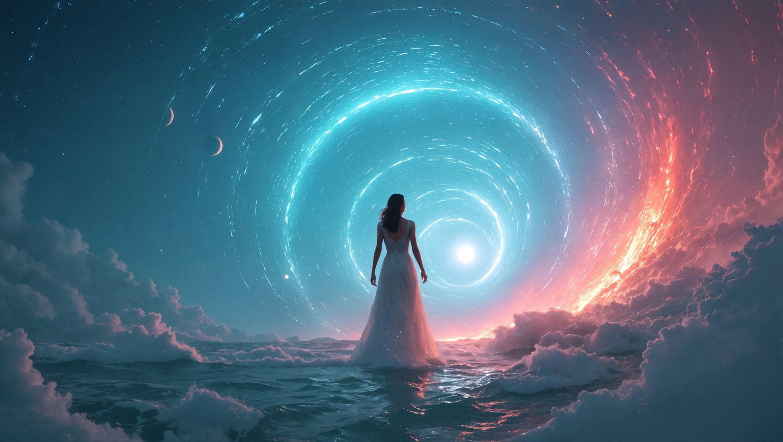 Ethereal Sonic Explosion in Vibrant Colors