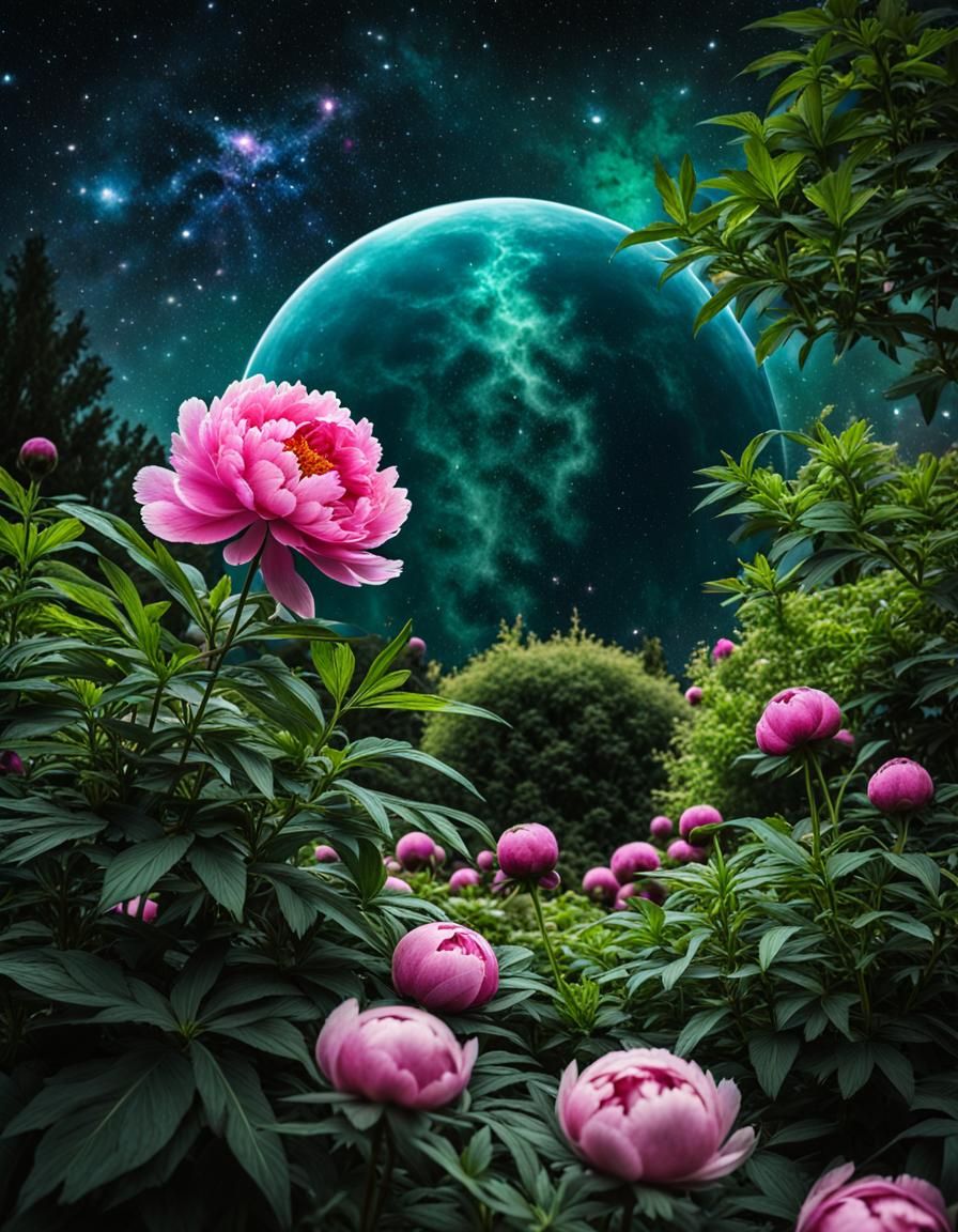 pink peony