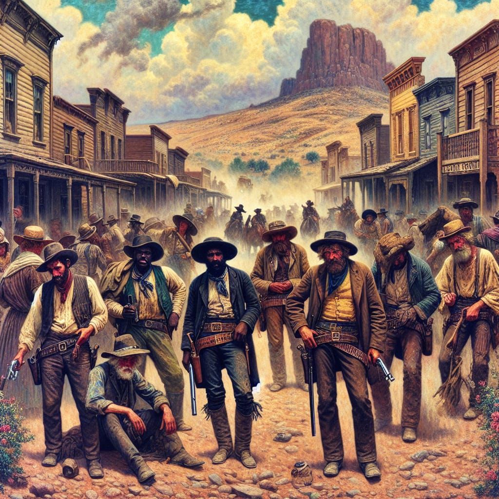 Diverse Group Arrives in Old West Town