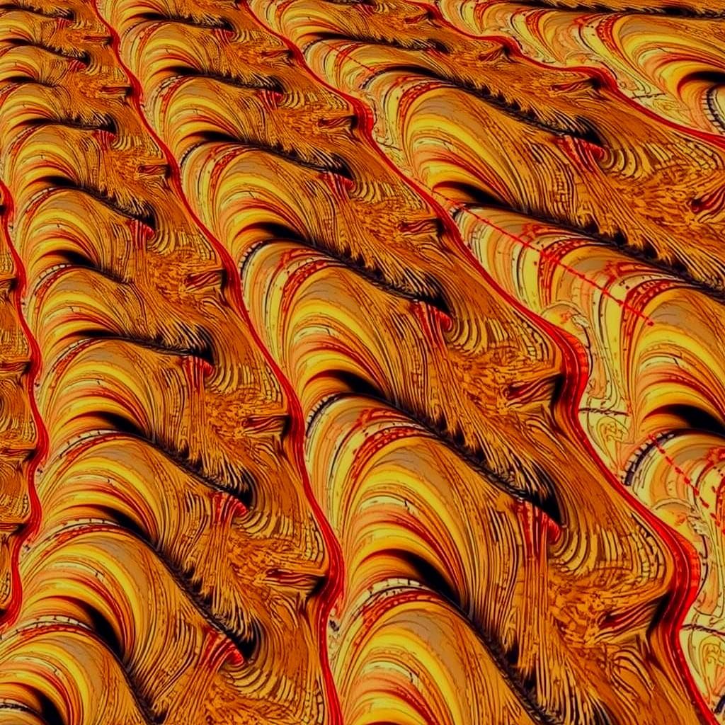 Vibrant Swirling Ribbons and Porous Lattices