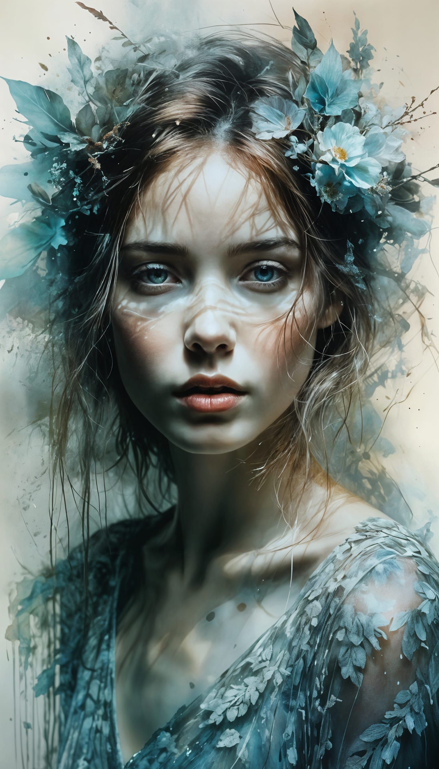 Dreamy Nature Portrait in Pinhole Photography Style