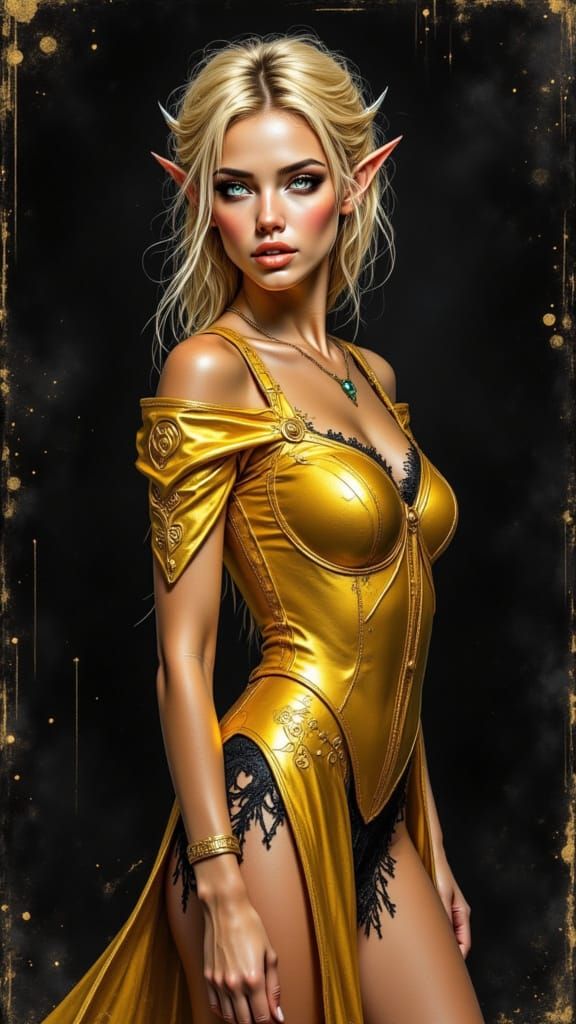 Mistress Elf in Yellow