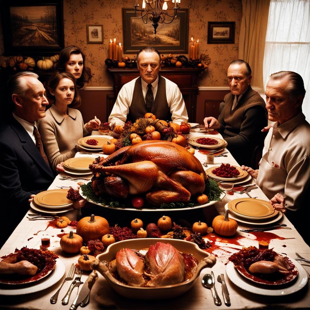 Disturbing Thanksgiving Dinner with Hannibal Lecter