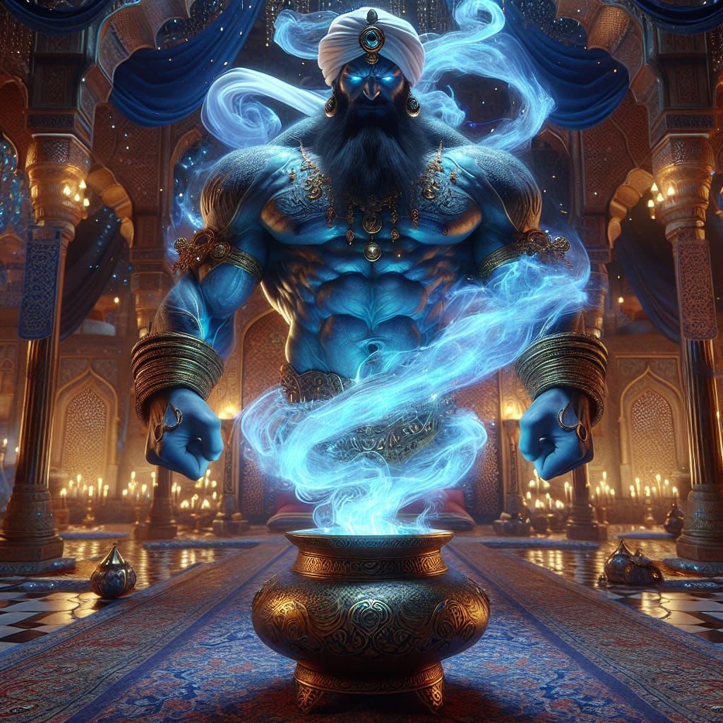 A Powerful Djinn Emerges in Arabian Night