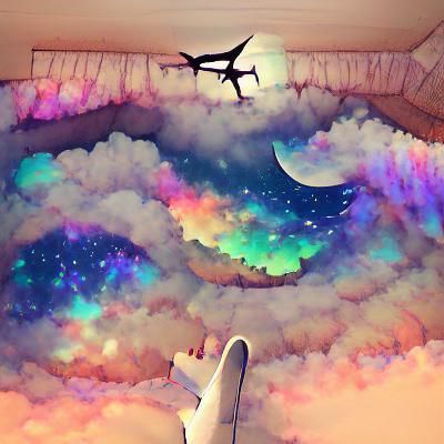 Abstract Dreamscape Generated by AI