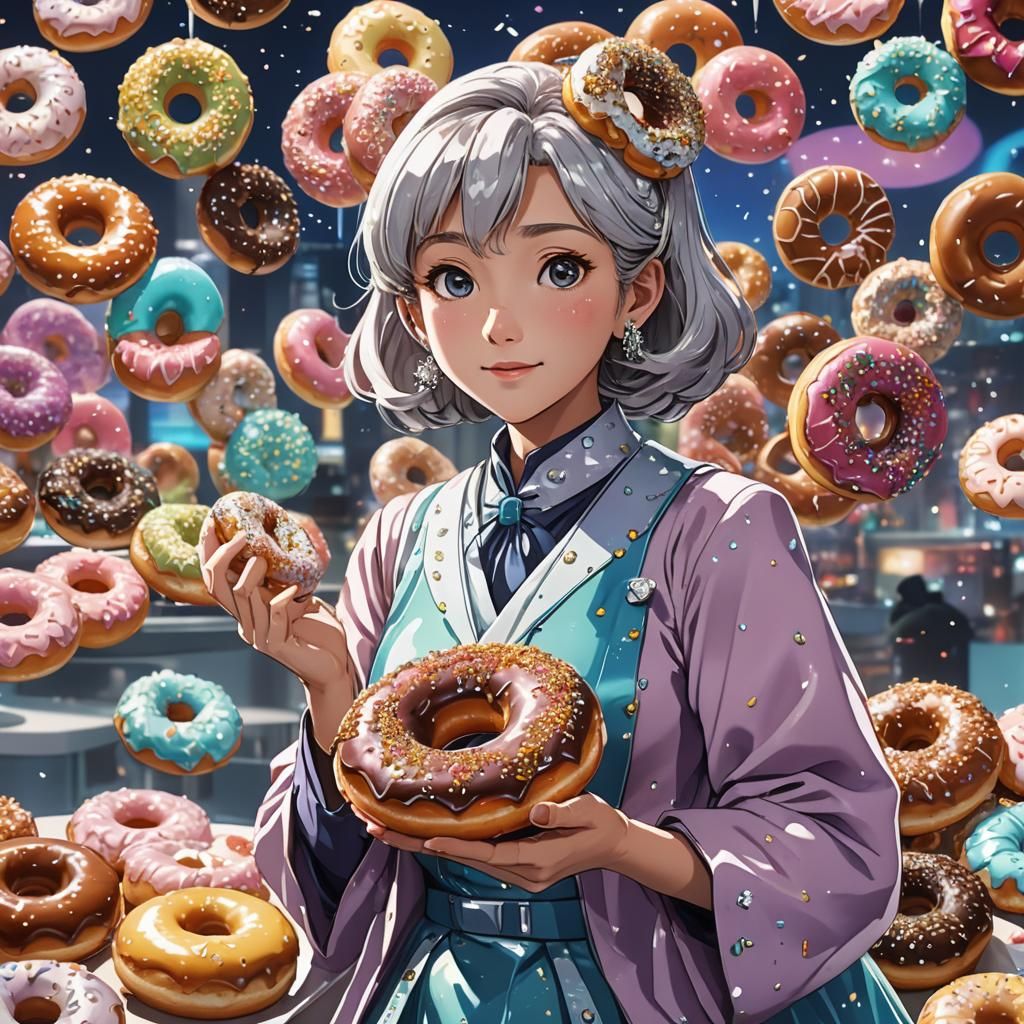 Diamond Donut: Anime Art by Studio Trigger