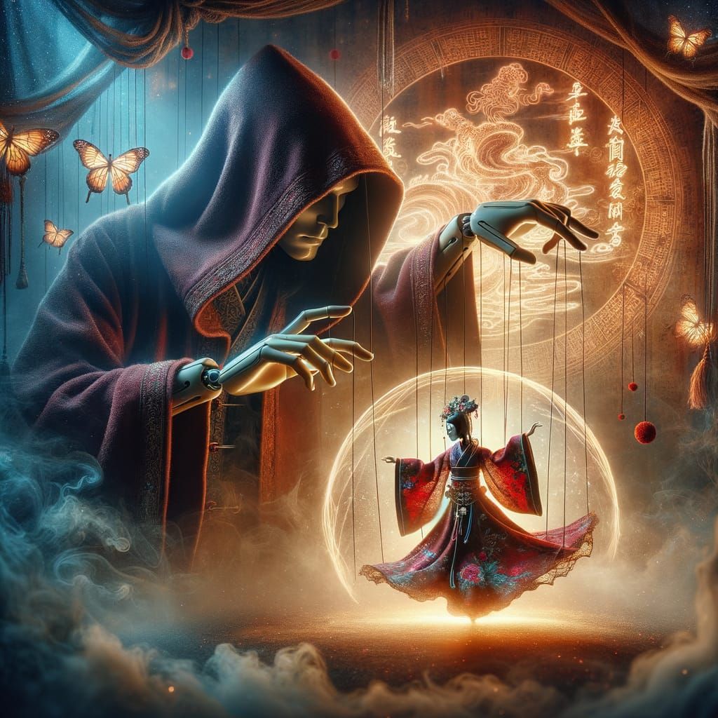 Mystical Marionette Dance in Ethereal Realms
