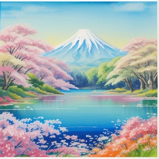 Kawaii Cuteness: An Impressionist Gouache Style Masterpiece