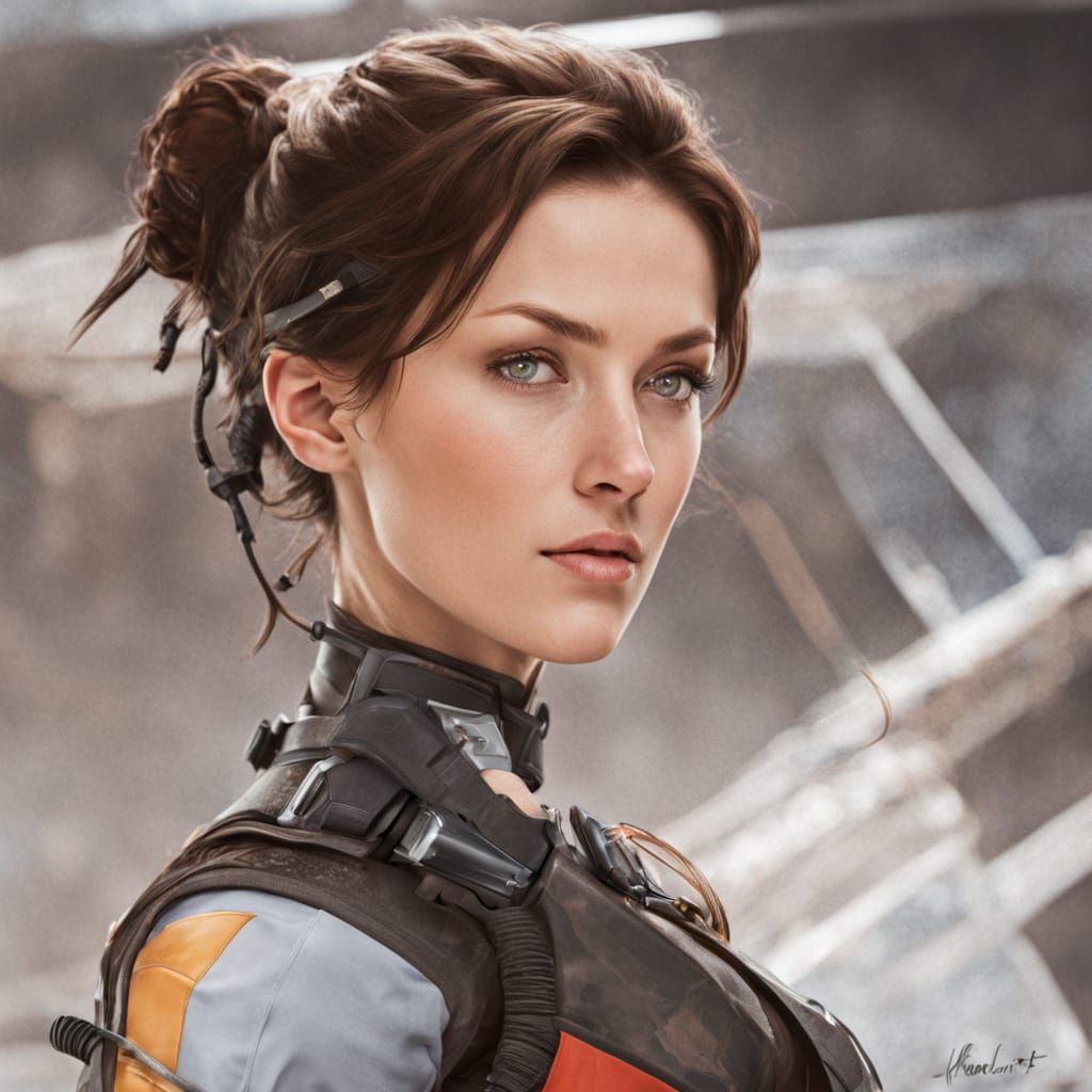 Cyberpunk Space Station Life