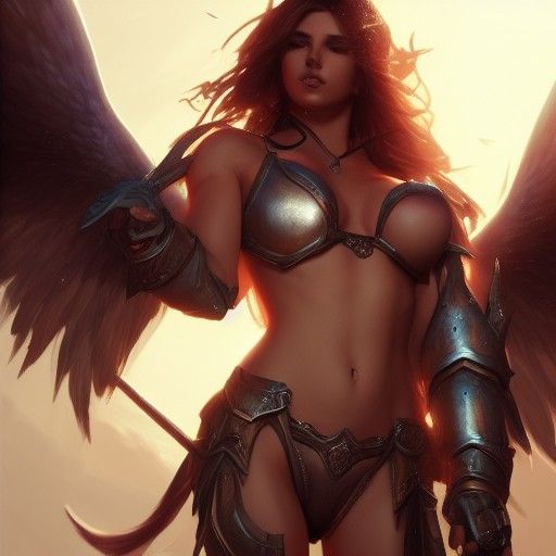 Angelic Figures with Dynamic Lighting in 8K