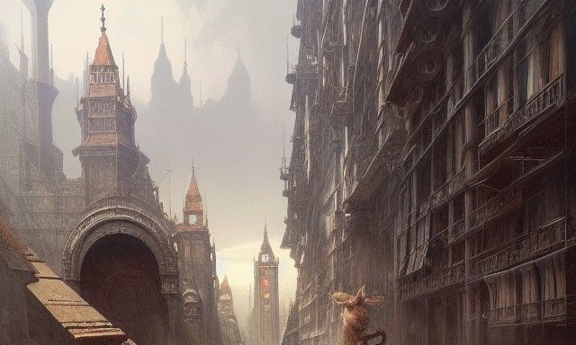 Detailed Secret Painting in the Style of Rutkowski