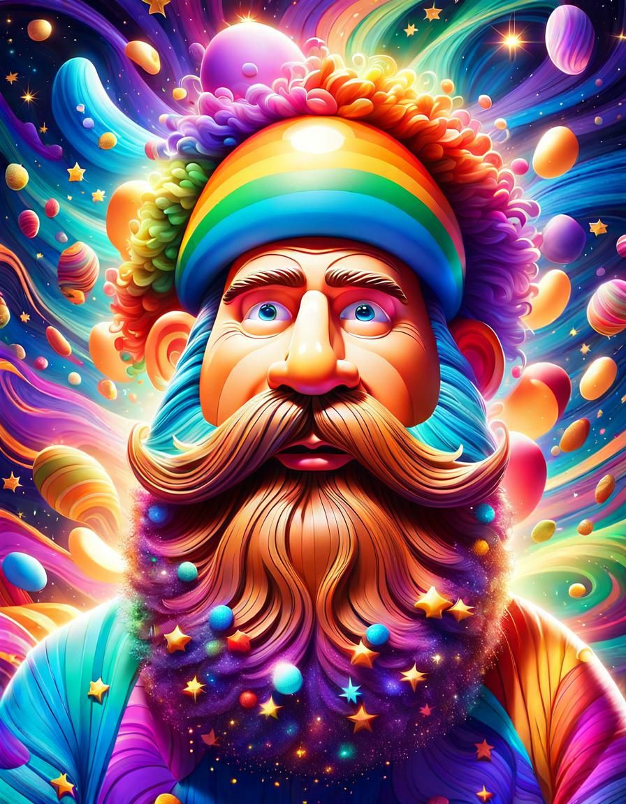 Beard Encrusted With Skittles & Haribo.....