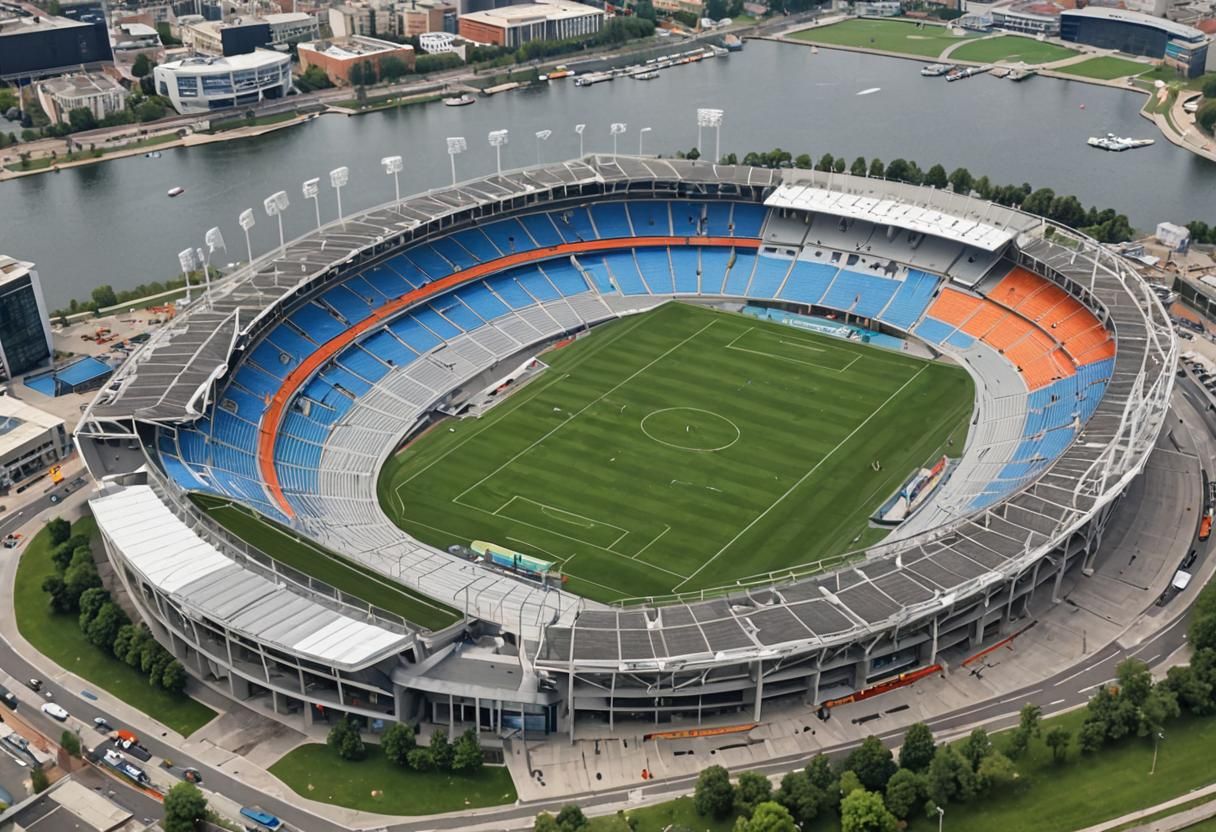 Modernized Stadium Design Concept in 8K