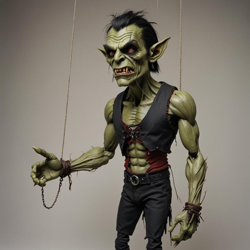 Orc Goblin Vampire Hybrid Marionette Man