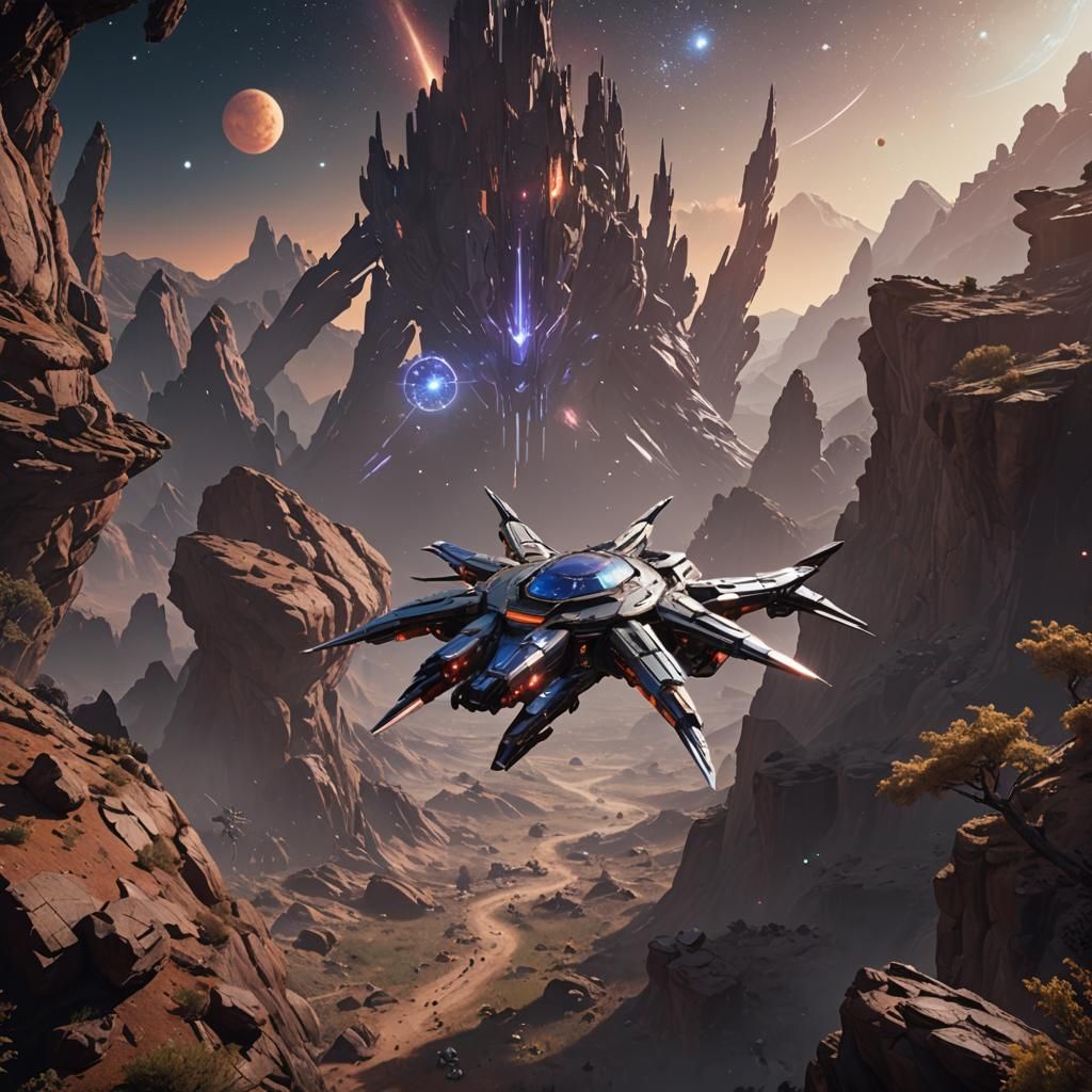 Orion Arcturian Hybrid in 3D Game Style