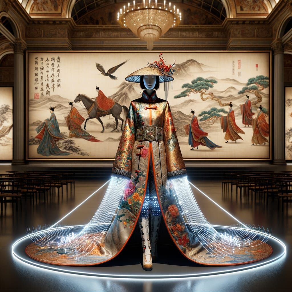 Yuan Dynasty Haute Couture with Wearable Technology