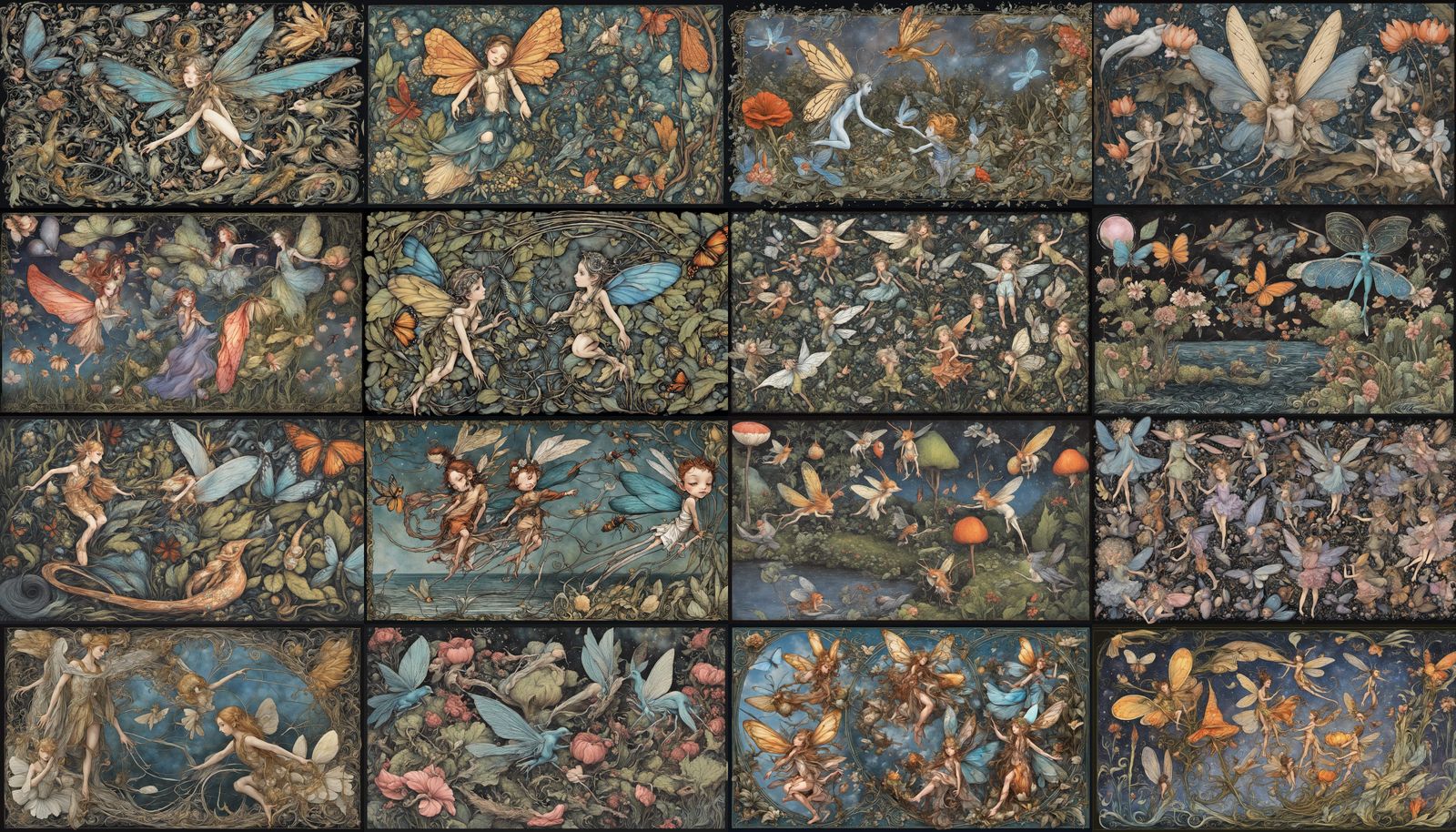 Harmonic Fairies and Sprites Training Birds