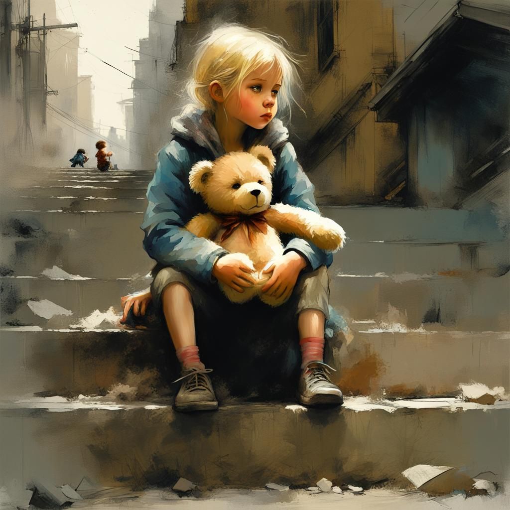 Little Emma, an adorable orphan