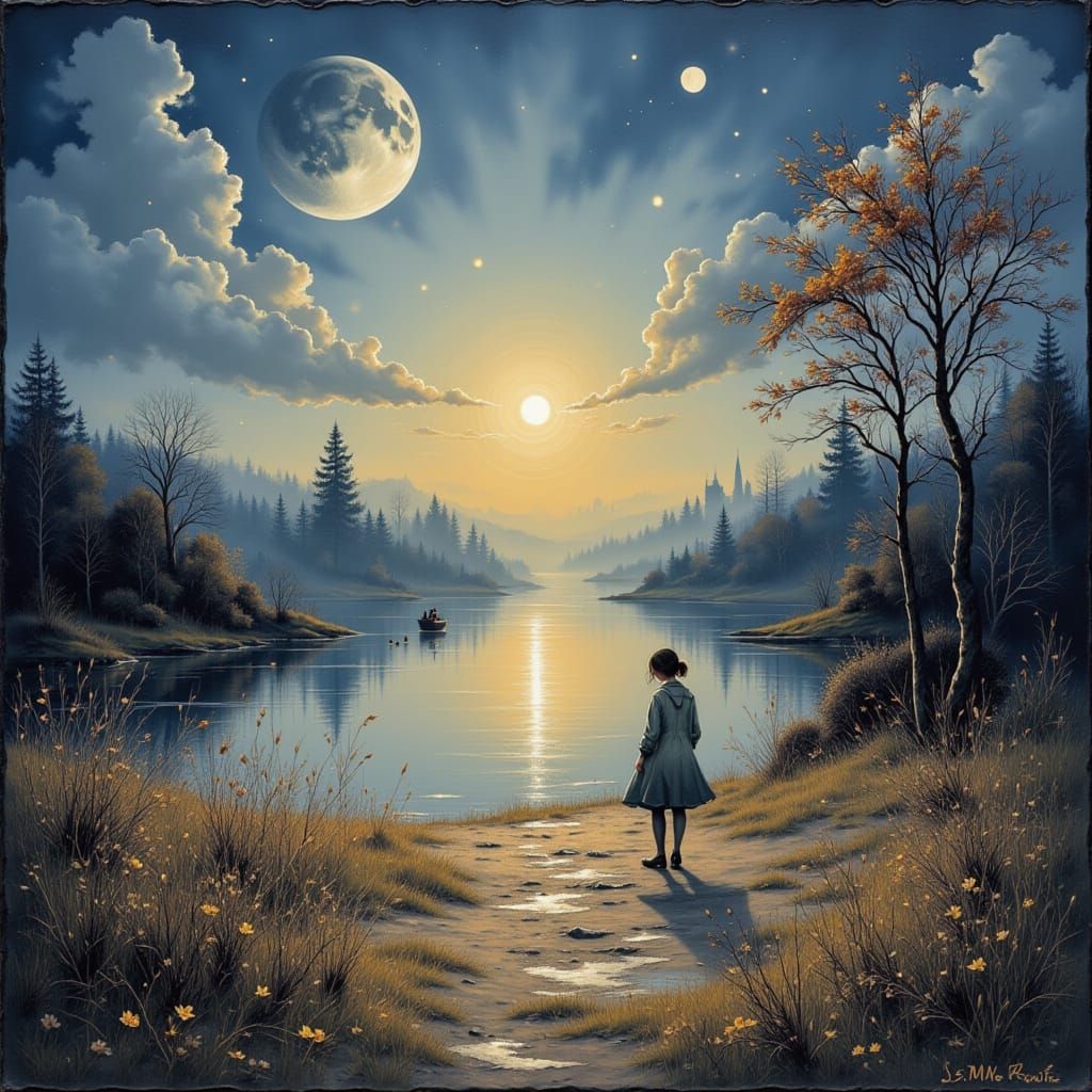 Un clair de lune comme si demain ne devait pas arriver