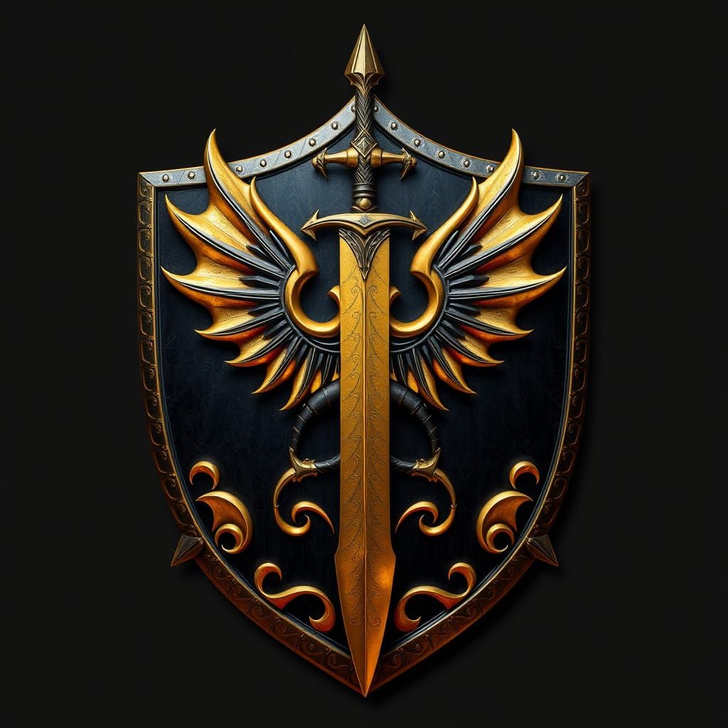 Battle Shield of Agrat Bat Mahlat in Epic Fantasy Style