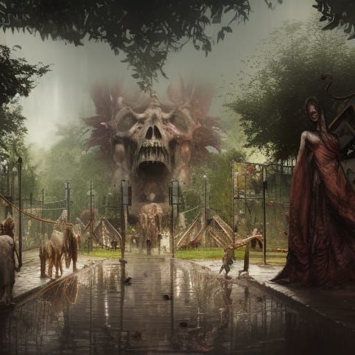 Zombie Zoo Park: A Dark Fantasy Masterpiece