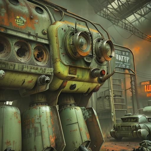 Radioactive Fog: A Retro Sci-Fi Diorama