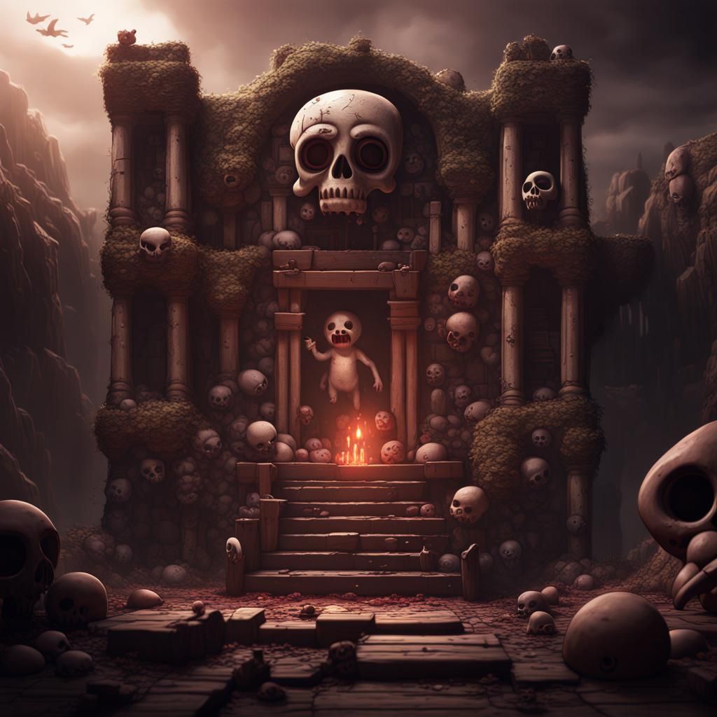The Binding of Isaac: Detailed Matte Painting