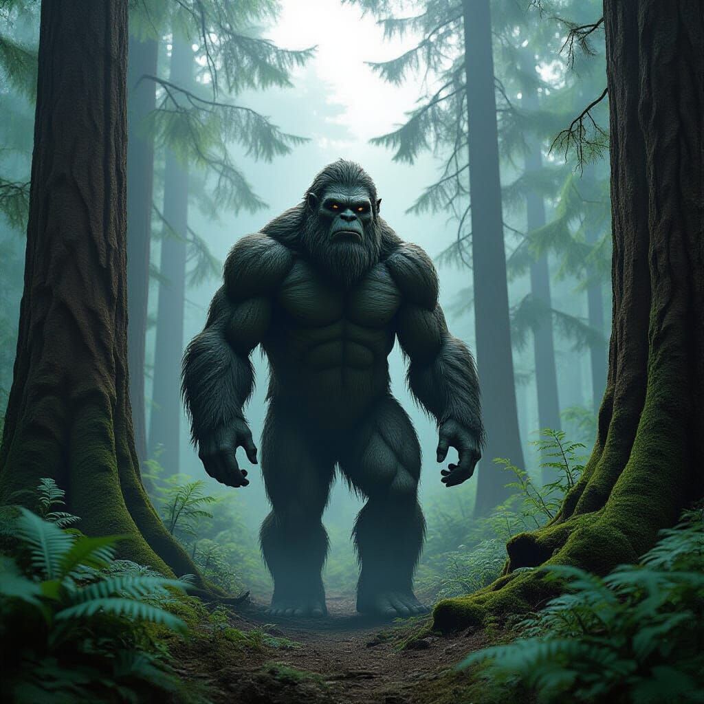 Ultraterrestrial Bigfoot in Oregon Forest