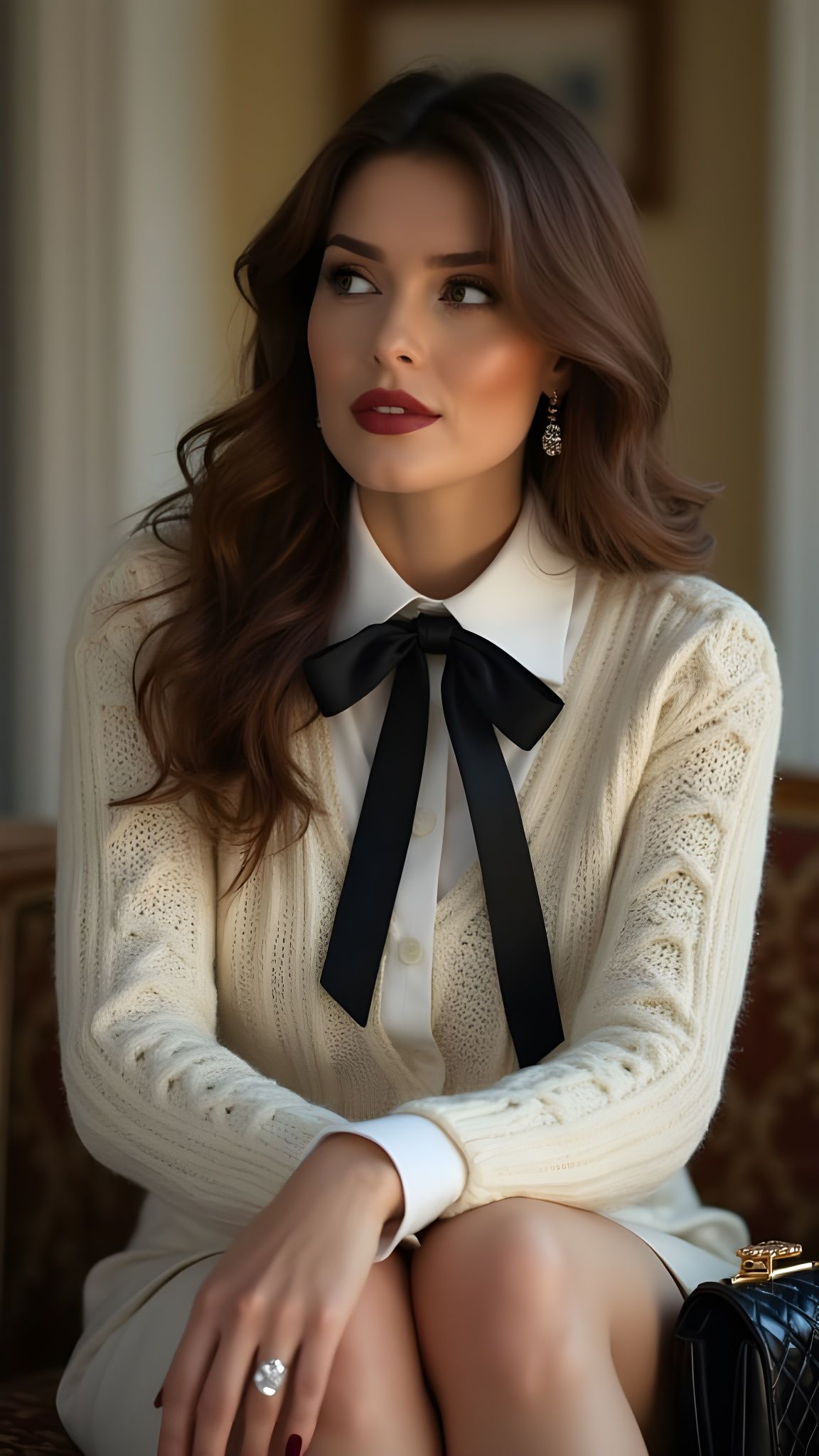 Elegant Woman in Hyper Realistic Cinematic Portrait