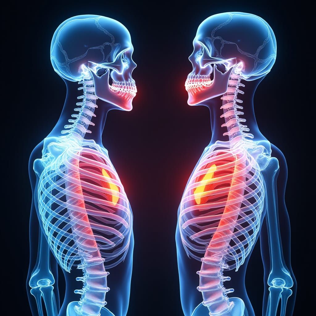 X-Ray Art: Skeletons and Skulls in High Contrast