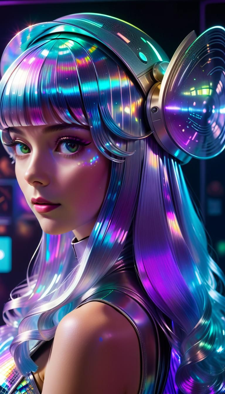 Holographic Fashion in a Scifi Club
