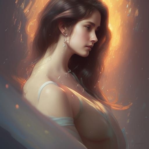 Spanish Princess Portrait in Hyperdetailed Digital Art