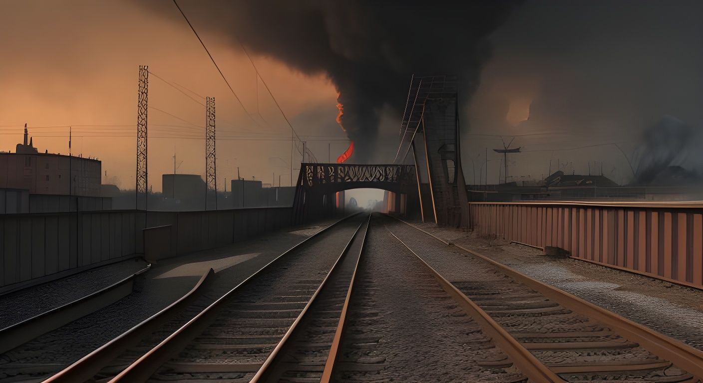 A Tall Handsome Man in a Gathering Storm