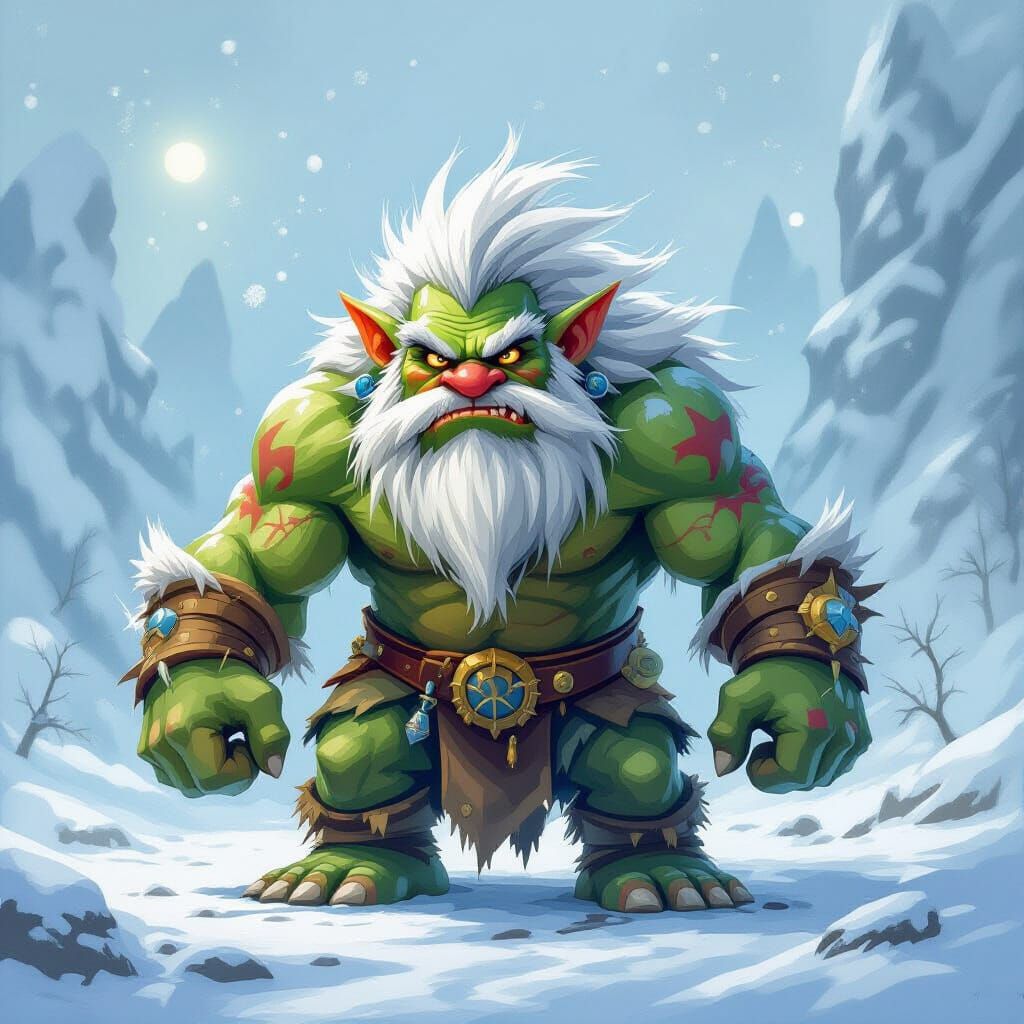 AI Generated Image of a Troll