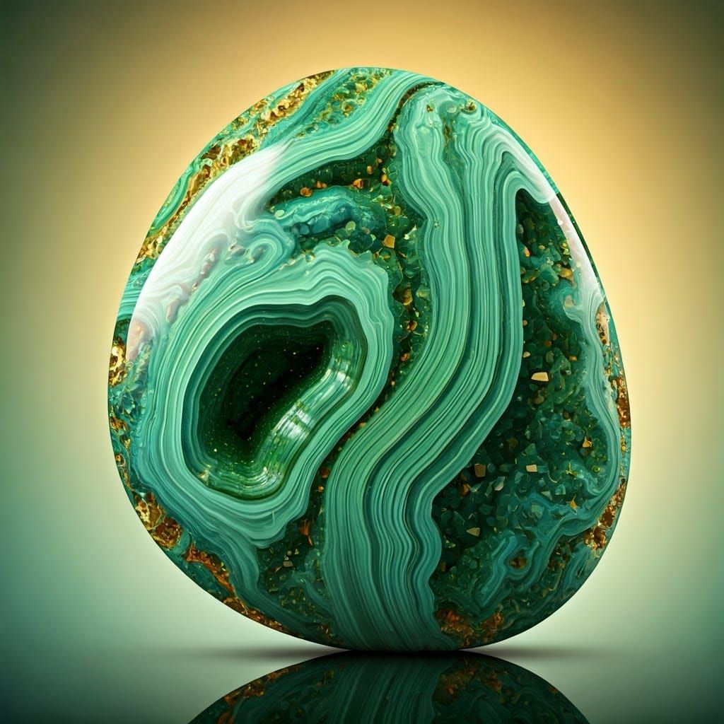 Extraordinary Gemstone Fusion in Surreal Style