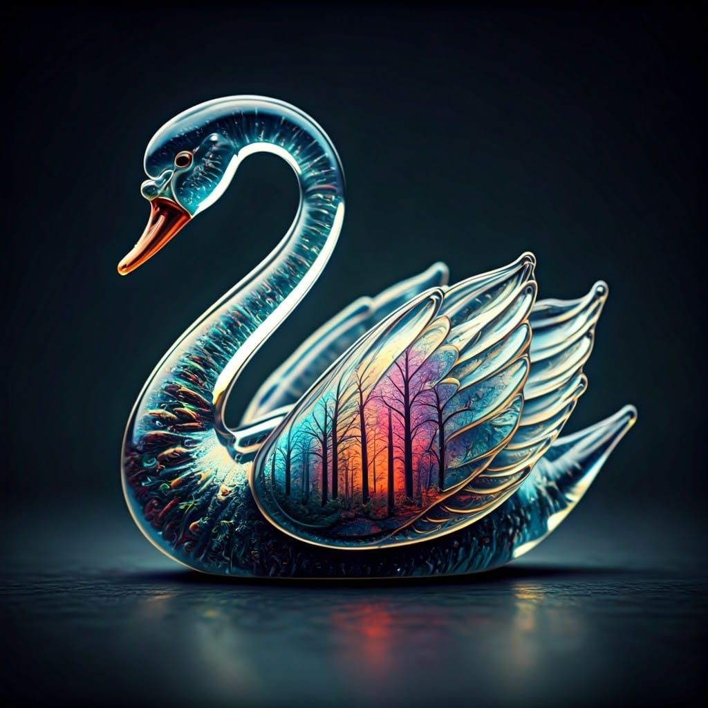 Glass Swan