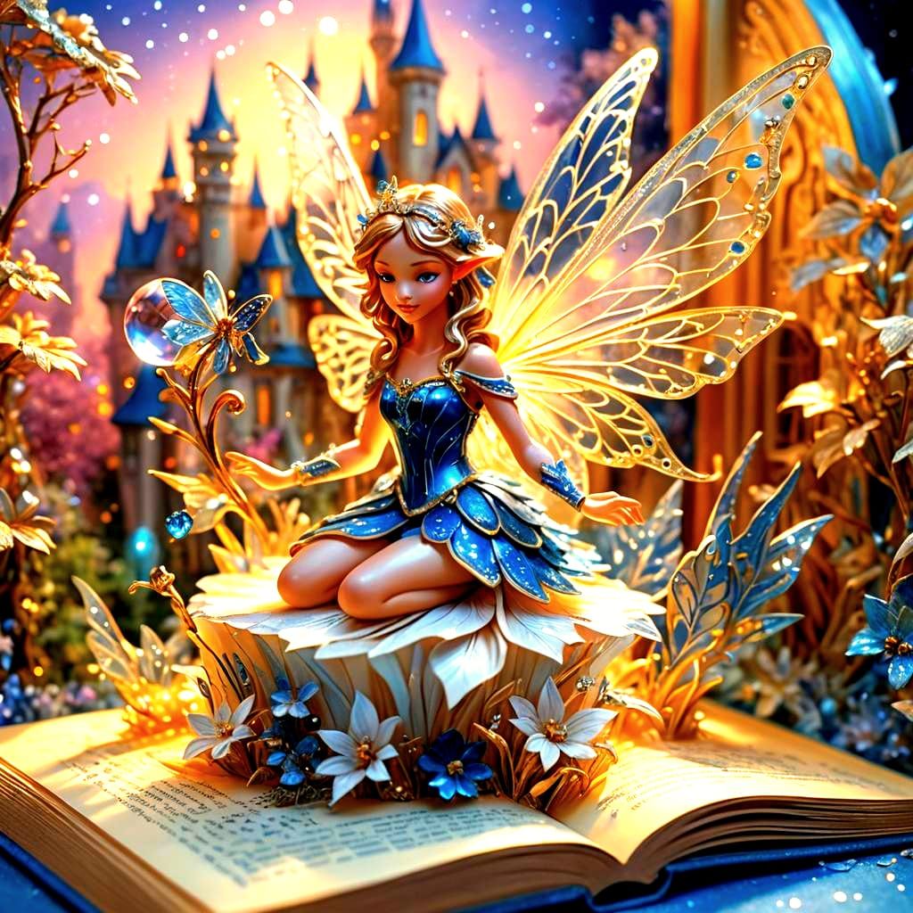 Crystal Fairy in Magical Pop-Up Book