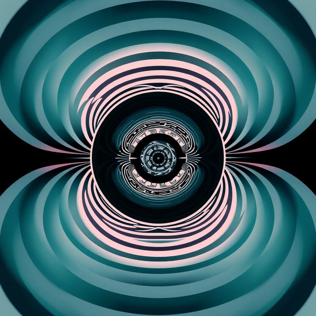 Recursive Op Art Deco Design