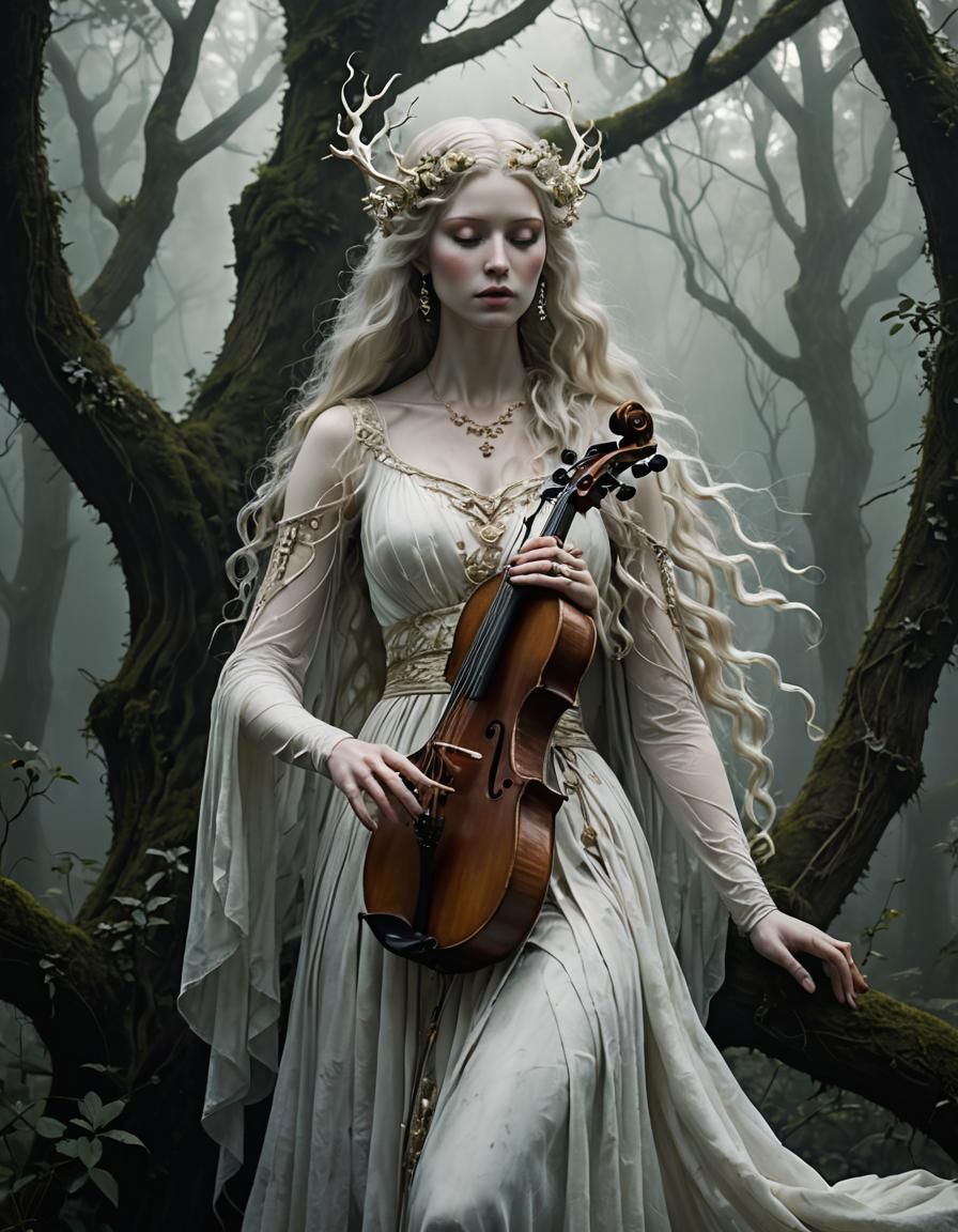 Seraphina, an ethereal being of enigmatic grace. Her presenc...