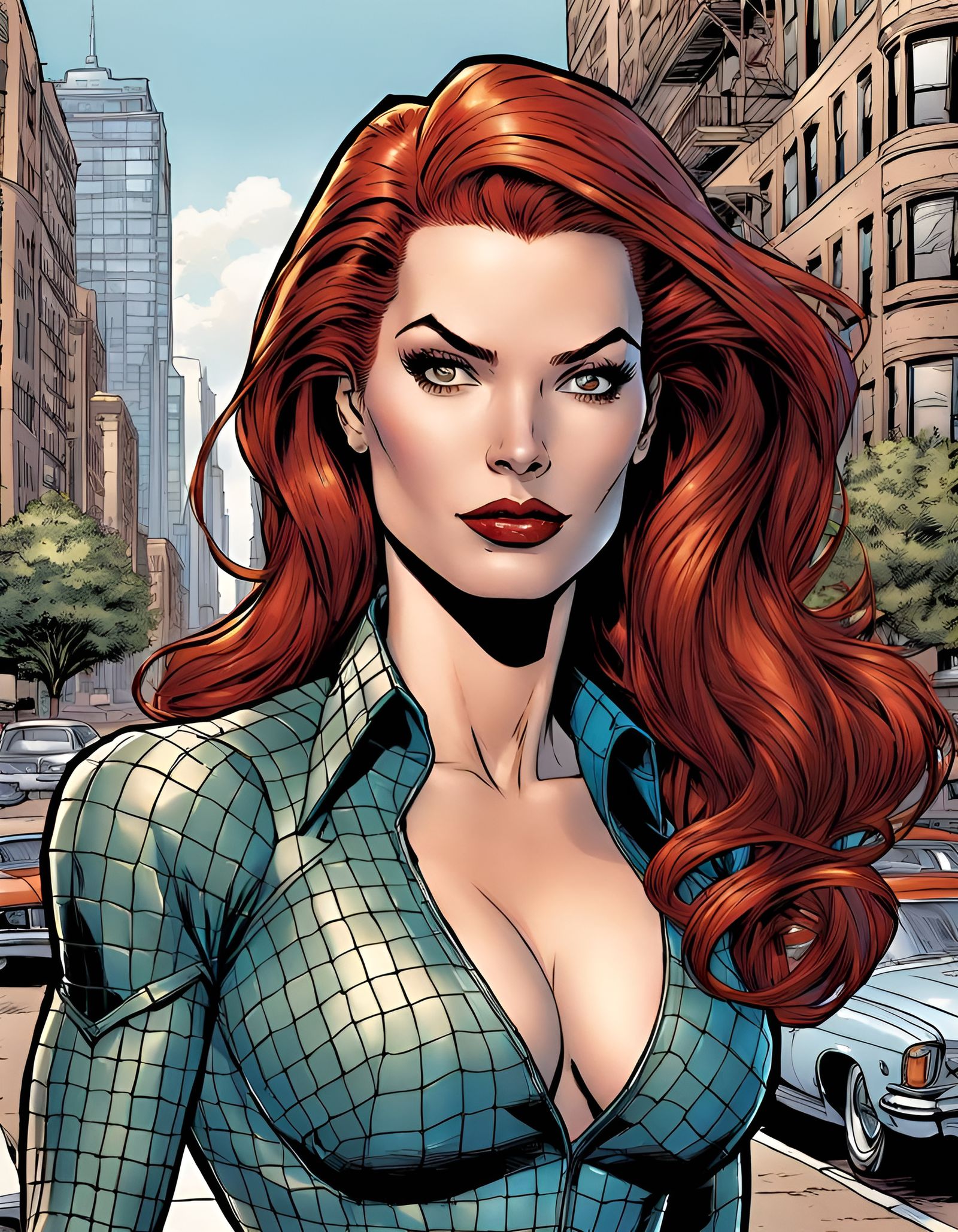 Mary Jane Watson Comic Book Close-Up