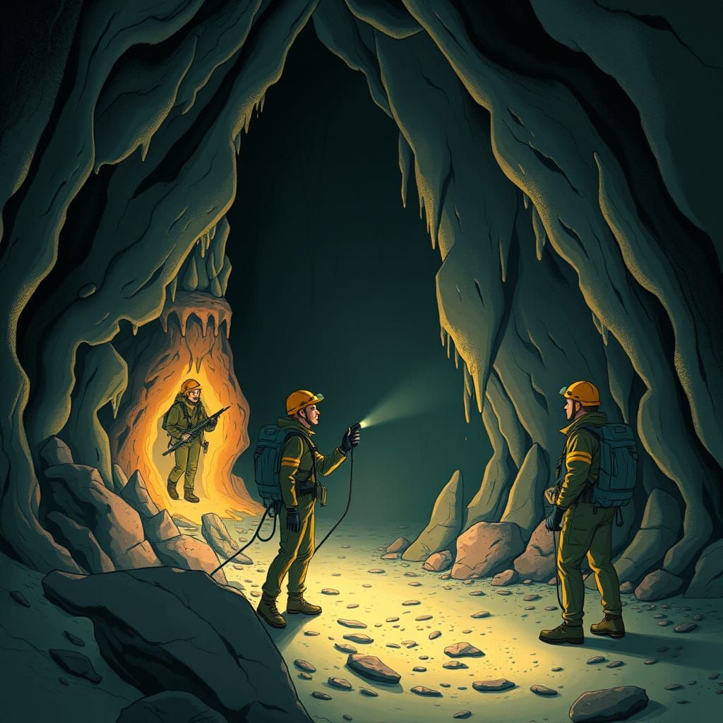 Explorers in a Melting Cave