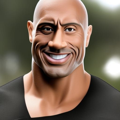 Dewayne the rock Johnson if he had a duck beak