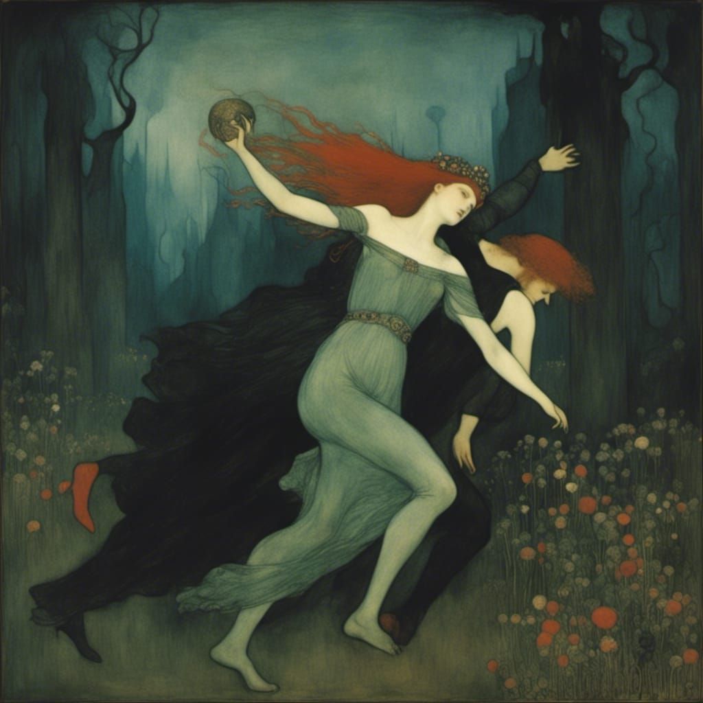 The Abduction of Persephone in Enchanted World Art