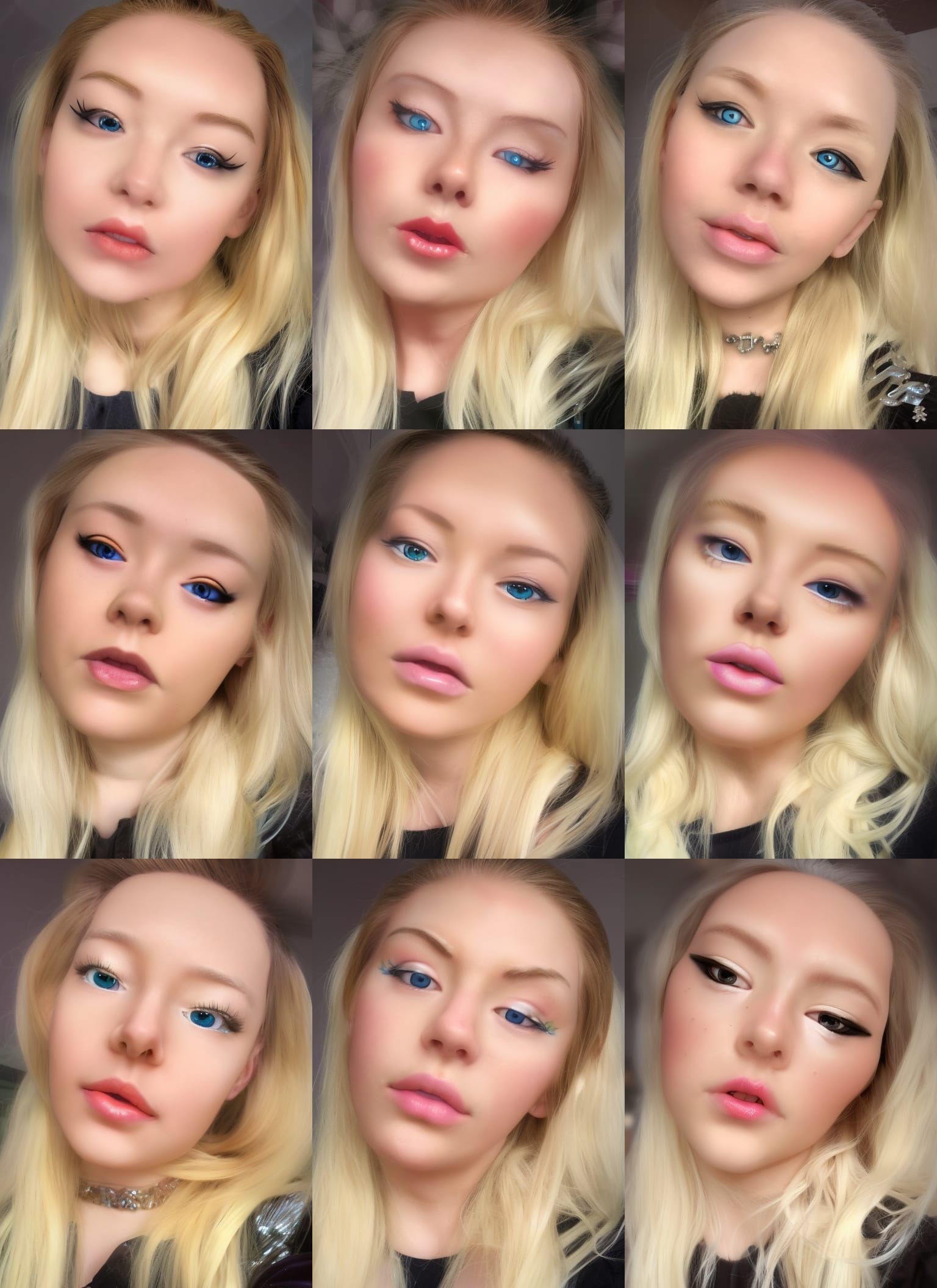 Anime Elf Princess Selfie with Glitter