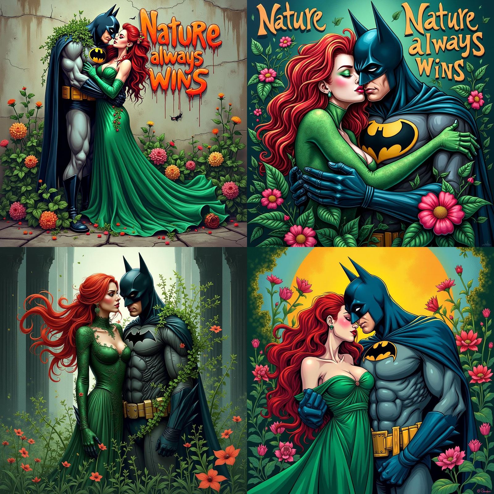 Poison Ivy's Sacrifice: Graffiti Art